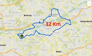 Essener Nordgrenze - 32 Km