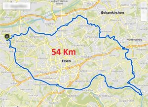 Essener Ostgrenze - 54 Km