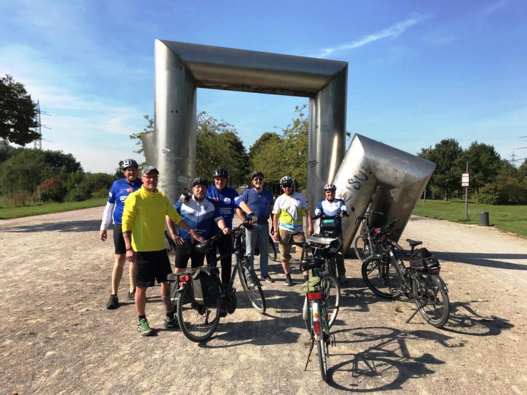 Kunstwerk Europator am Südeingang vom Nordsternpark